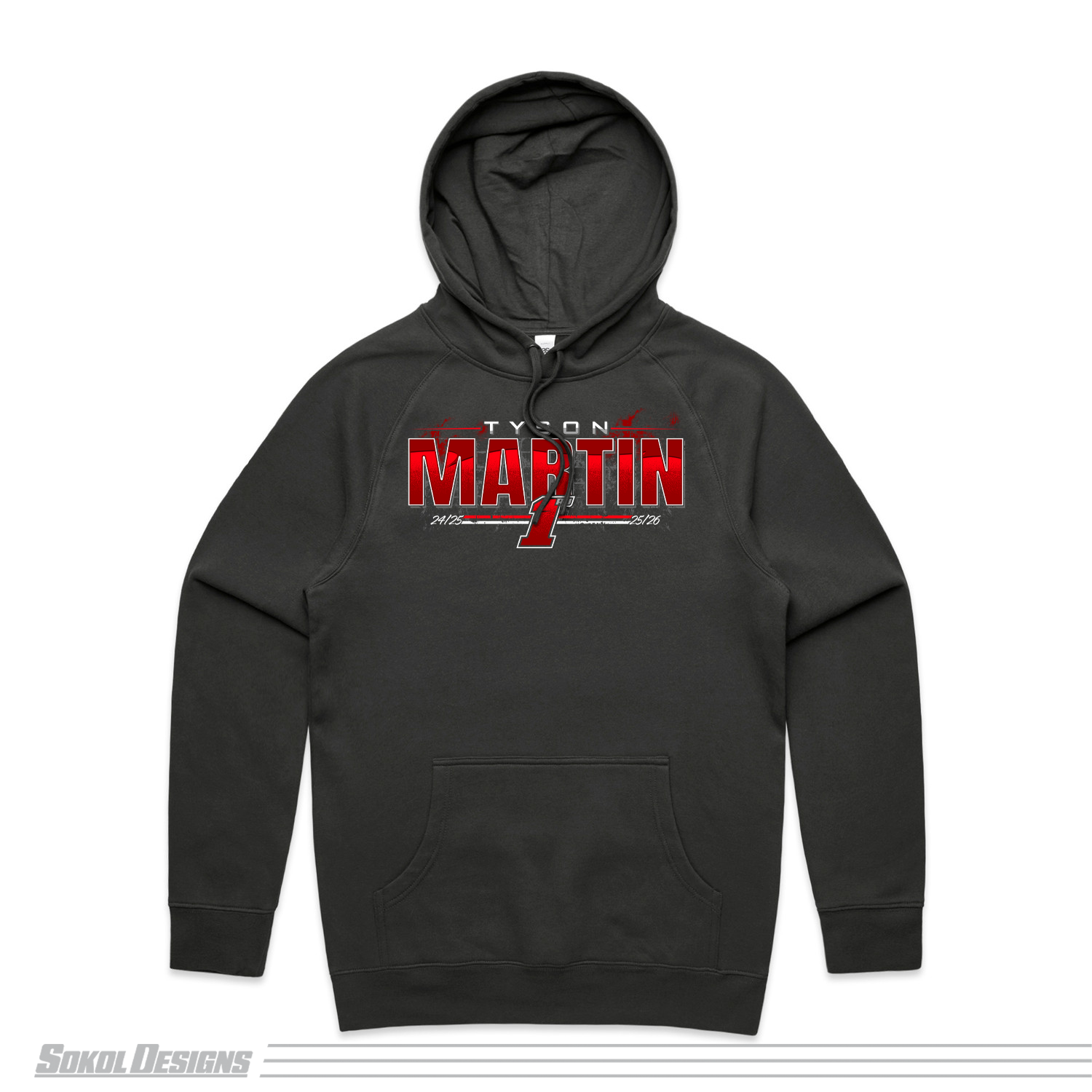 (PRE-ORDER) Back to Back Australian Champion Hoodie - Coal